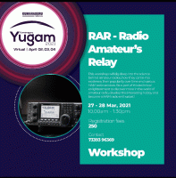 RAR - Radio Amateur's Relay 2021 Workshop Poster